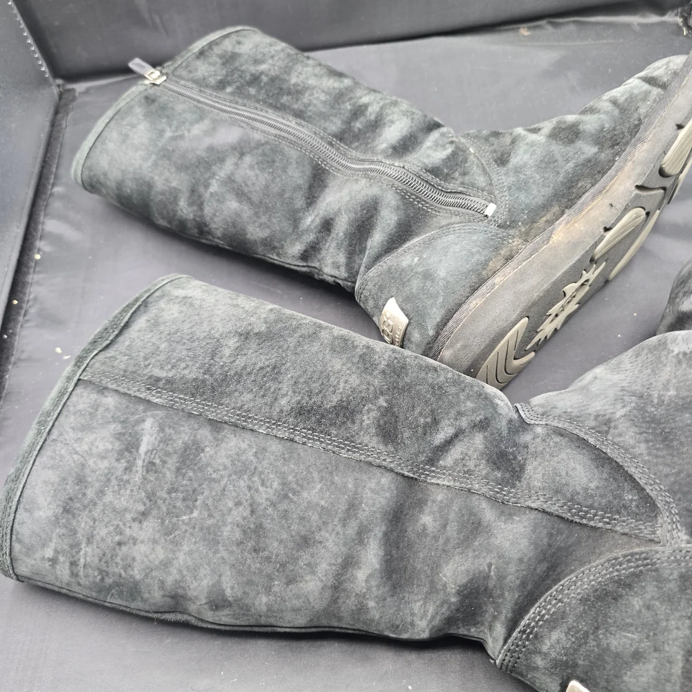 UGG Black‎ Fleece-Lined Boots